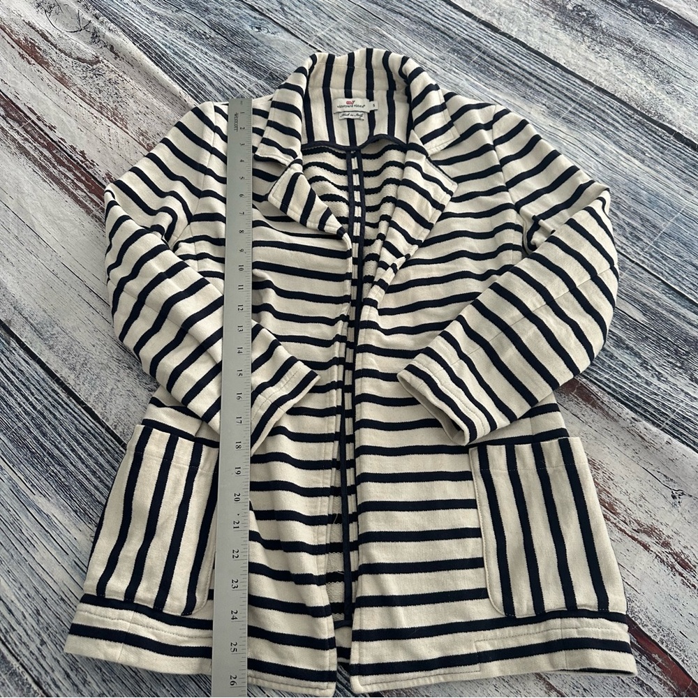 Vineyard Vines Striped Women's Blazer- Navy and White - Picture 8 of 8